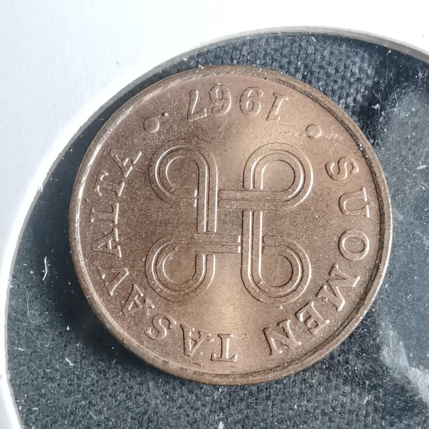 沼泽如烟--第885场 芬兰1967年1芬尼