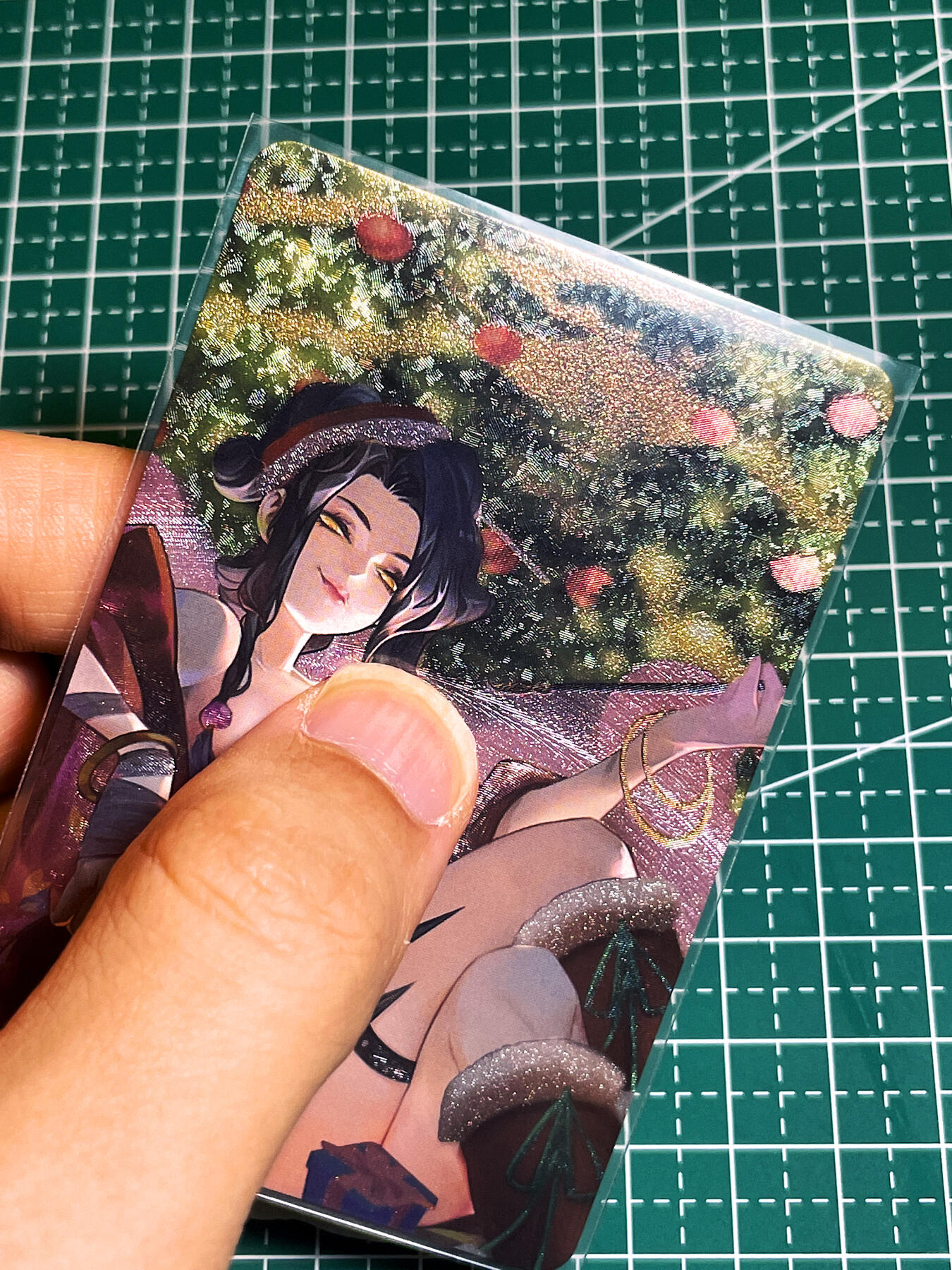 显眼宝35期 佣金1起 10月29日晚20:30截拍  小浣熊卡牌   魔改系列     圣诞孙二娘艺术卡  共1张   粗闪工艺  小卡尺寸  60*87