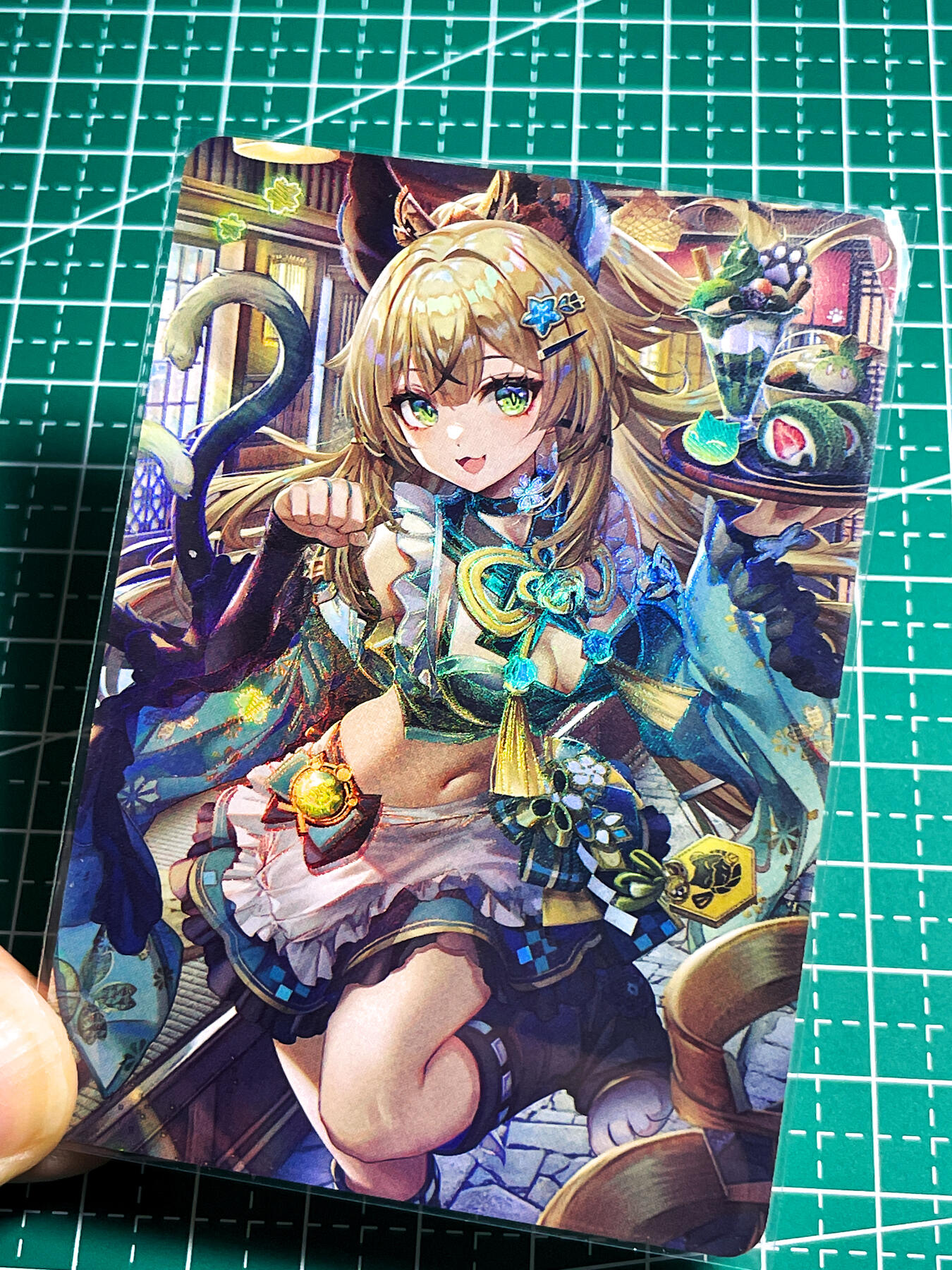 显眼宝35期 佣金1起 10月29日晚20:30截拍  原神｜崩铁 动漫卡片一张 折光彩闪  63* 88