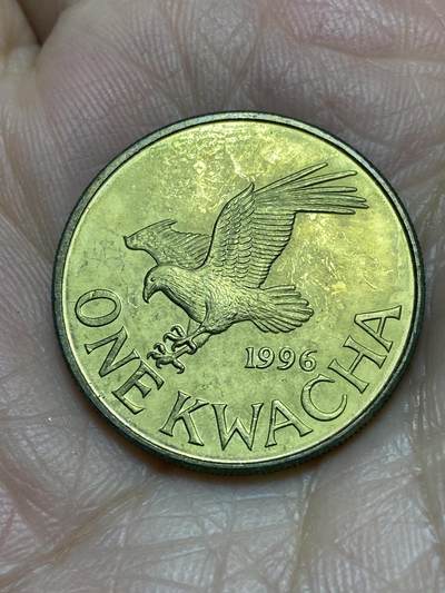 2025年第一百一十九场(总第一百四十五场）外国好品散币(免佣金) - 马拉维🇲🇼1996年1克瓦查