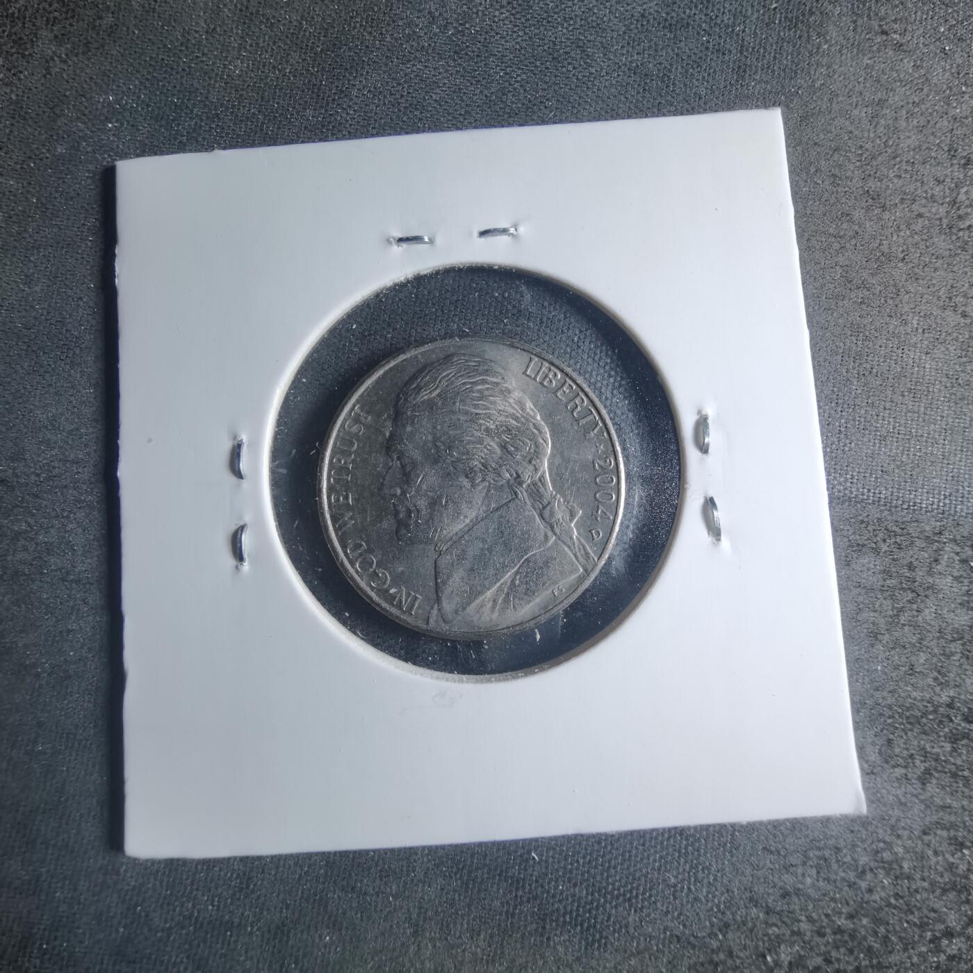 沼泽如烟--第885场 美国2004年五分纪念币