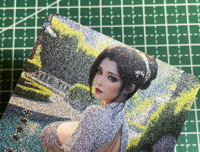 显眼宝35期 佣金1起 10月29日晚20:30截拍  - 嘎嘎鸭卡牌   古风国漫系列     云韵  共1张   碎闪银纹   小卡尺寸  60*87