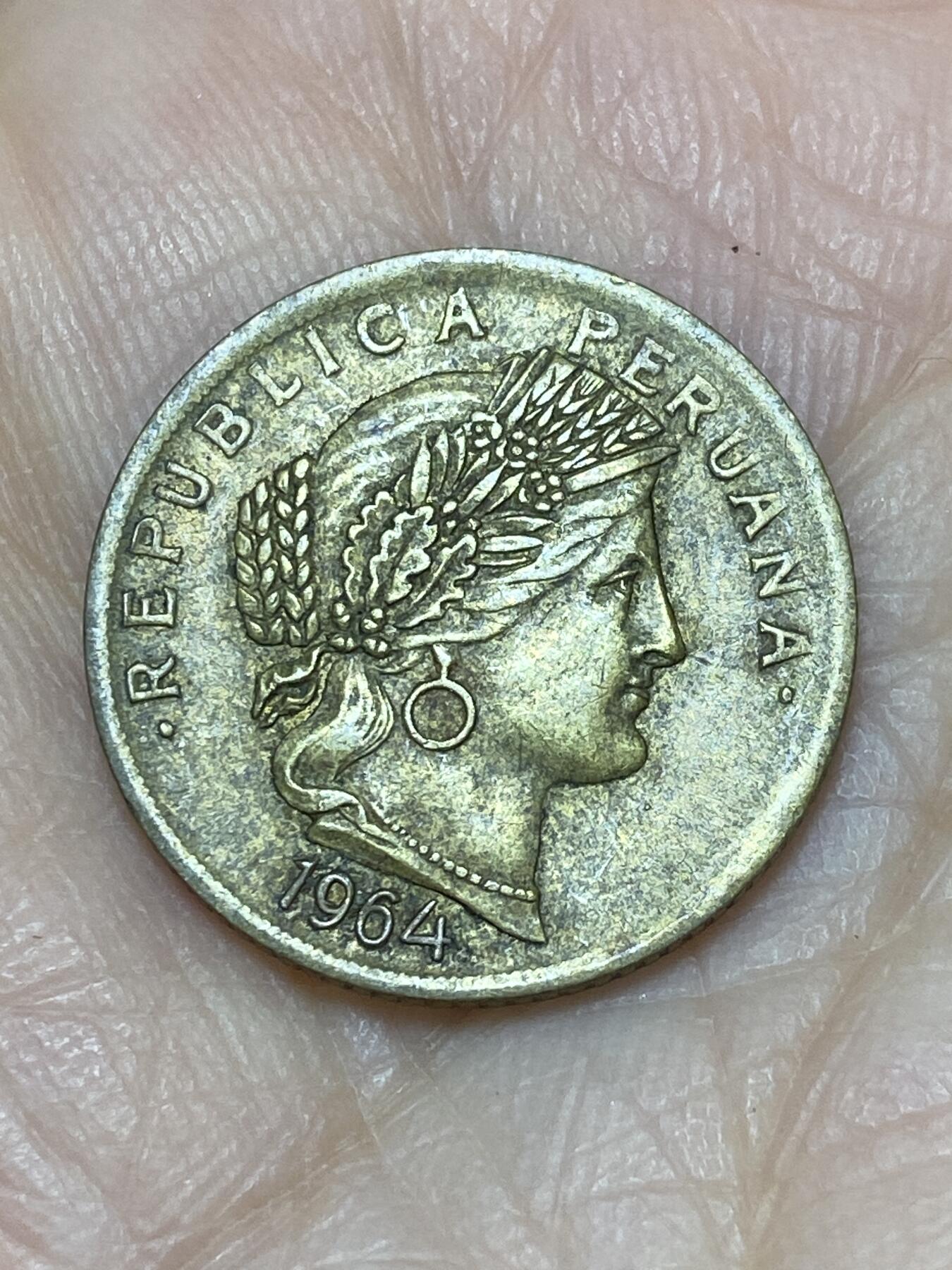 2025年第一百一十九场(总第一百四十五场）外国好品散币(免佣金) 秘鲁1964年10分