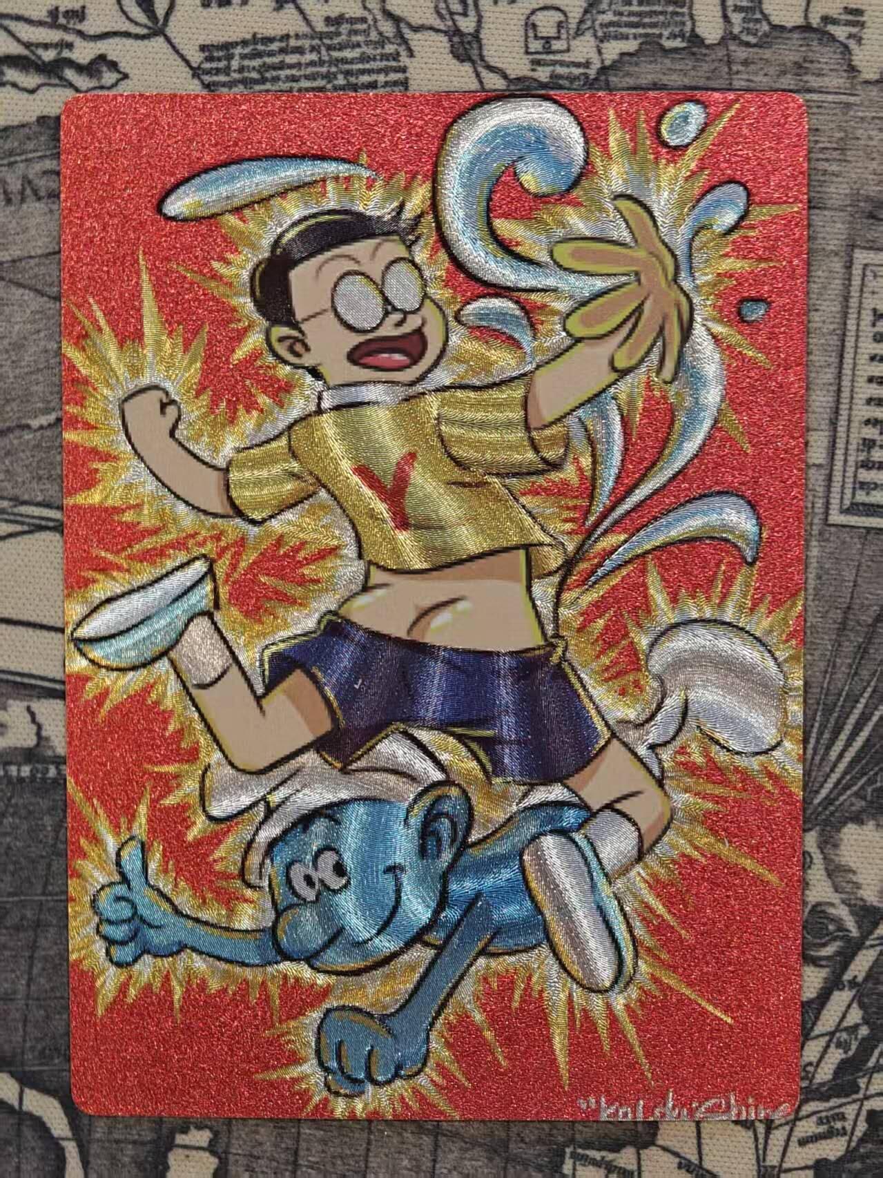 龙虎卡牌第六一场 （无佣金，单场满200元包邮，欢迎送拍） 粗闪卡 星宿文创 蓝精灵