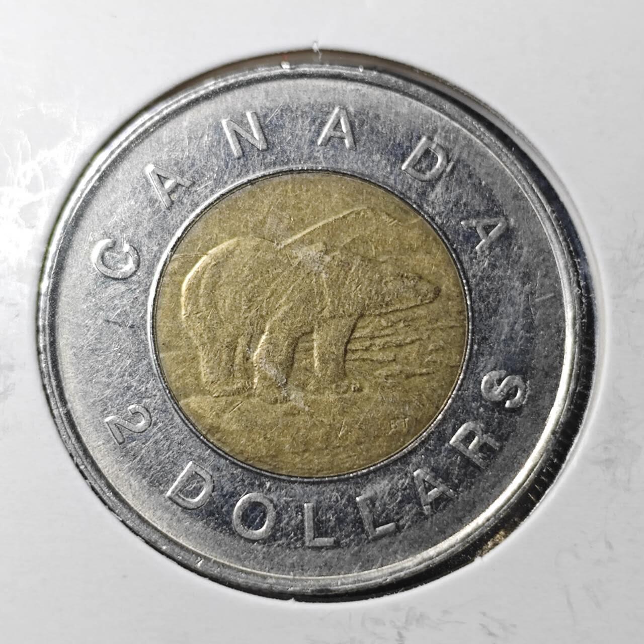 KK钱币收藏小铺  第360场  2月预留时间 周末发货  加拿大2元