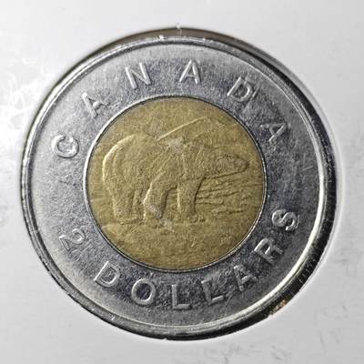 KK钱币收藏小铺  第360场  2月预留时间 周末发货 -  加拿大2元