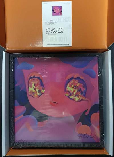 龙虎卡牌第六一场 （无佣金，取消满120元包邮，欢迎送拍） - 方形版画  twinkle star 4  画师:施恩（20cm*20cm）