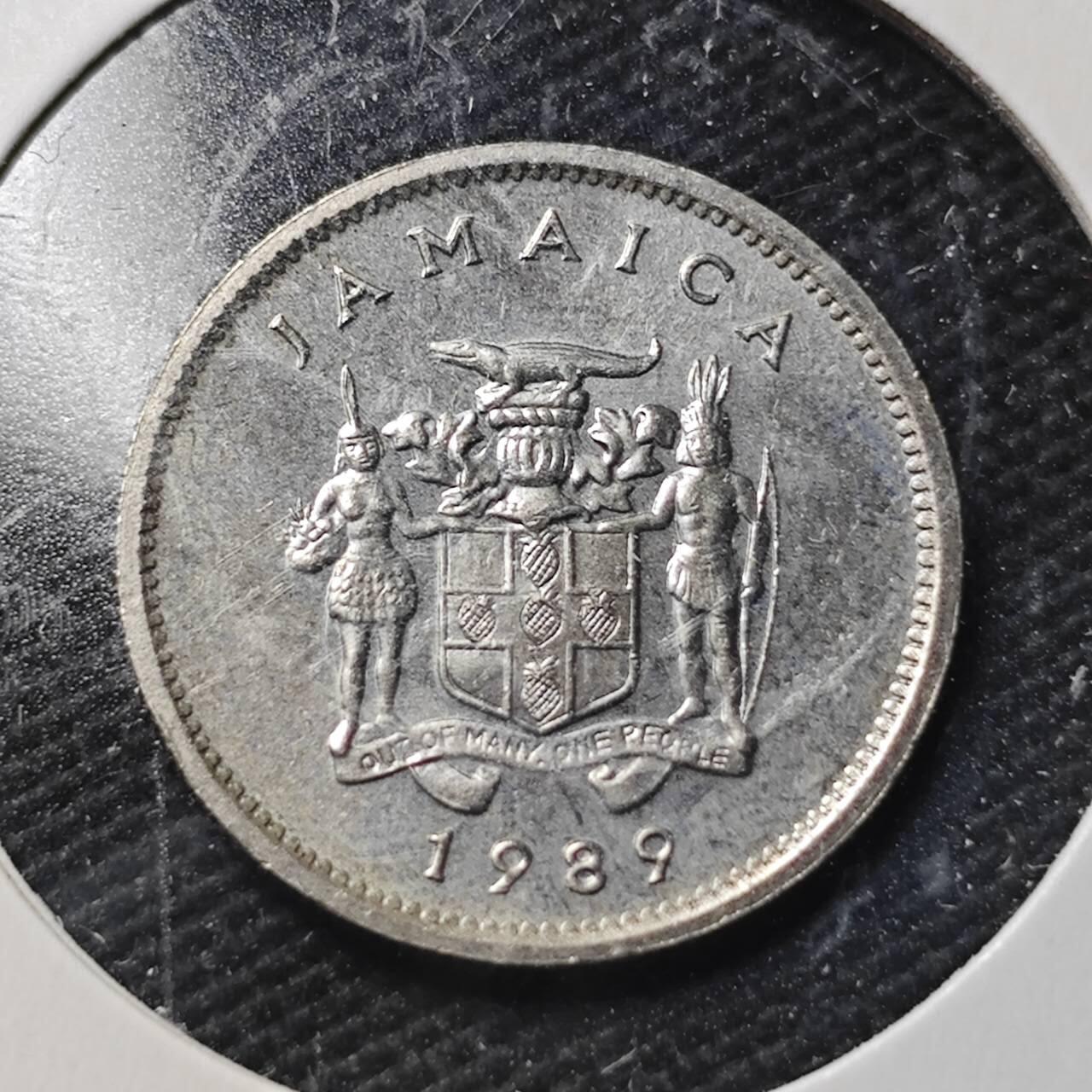 KK钱币收藏小铺  第360场  2月预留时间 周末发货  牙买加5分 好品