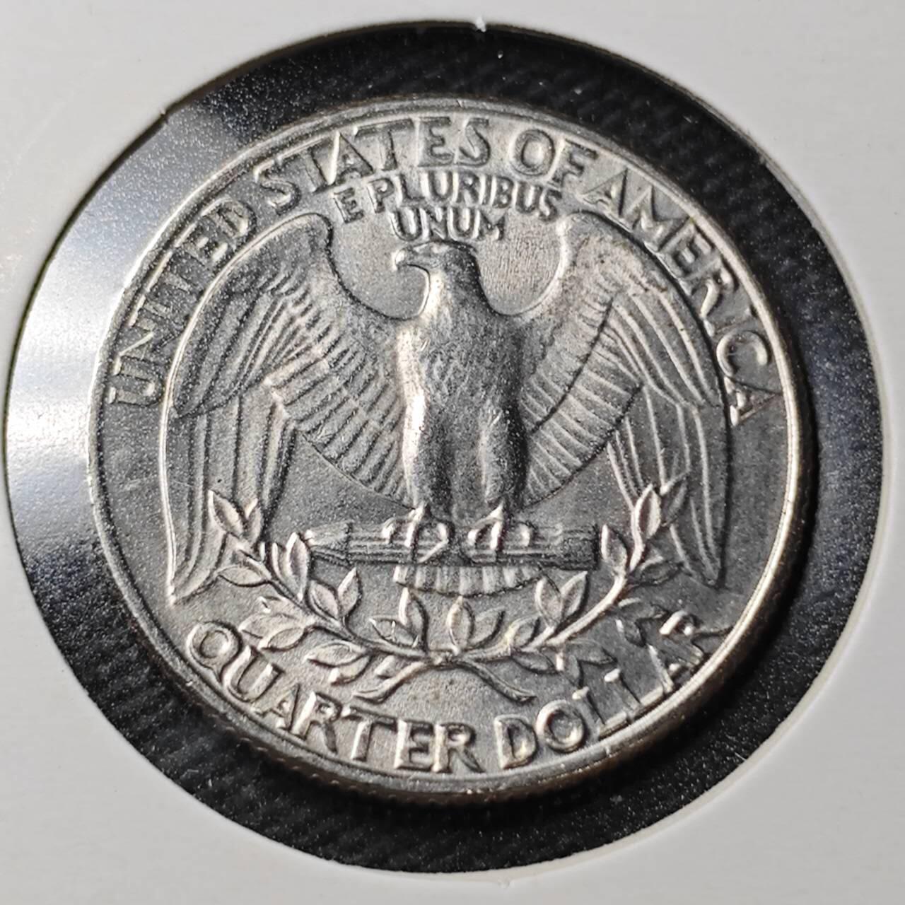 KK钱币收藏小铺  第361场  2月预留时间 周末发货  1981美国25分 好品