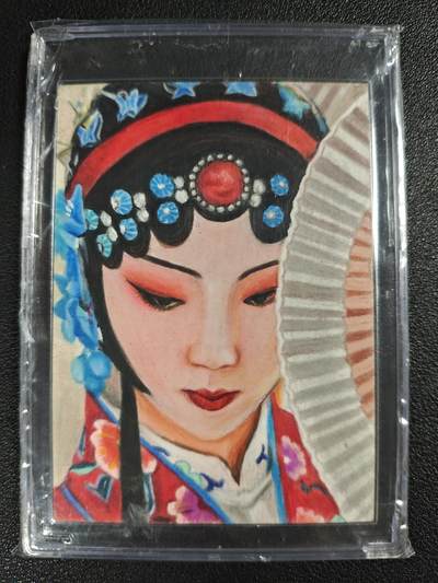 天玑星卡拍第133期《10.30周四截拍》持续收拍收评中 满赠卡需备注 - 【手绘卡】粉墨 鑫鑫 刀马旦 1of1 手绘卡