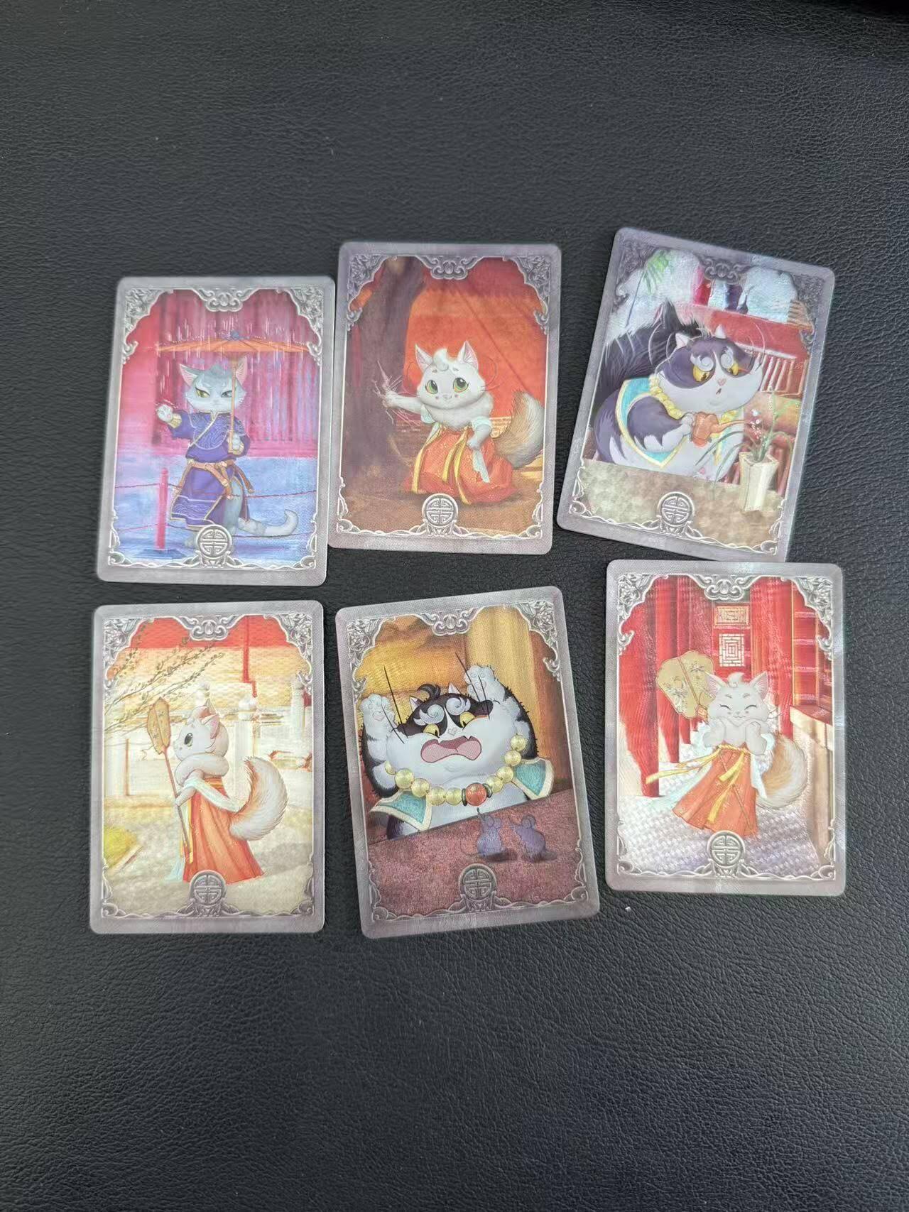 龙虎卡牌第六一场 （无佣金，单场满200元包邮，欢迎送拍） 普卡6张 喵喵