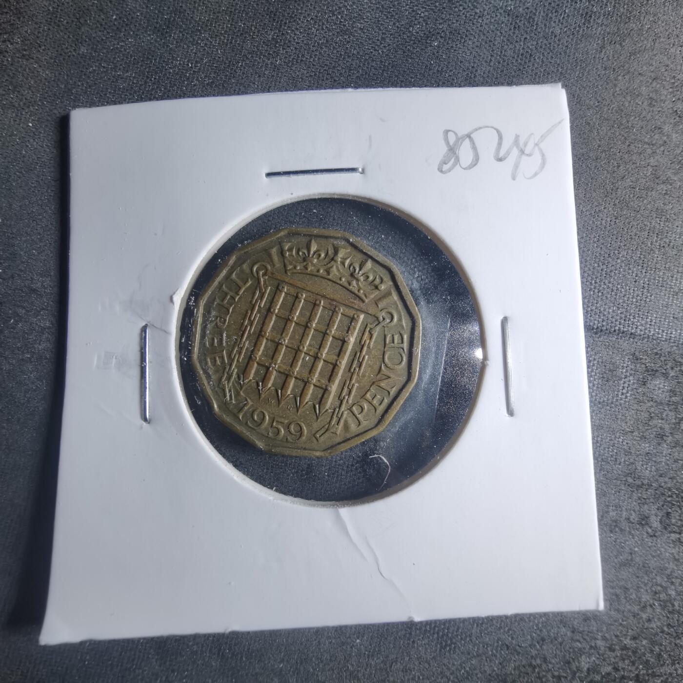 沼泽如烟--第885场 英国1959年3便士