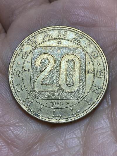 2025年第一百一十九场(总第一百四十五场）外国好品散币(免佣金) - 奥地利🇦🇹1980年20先令