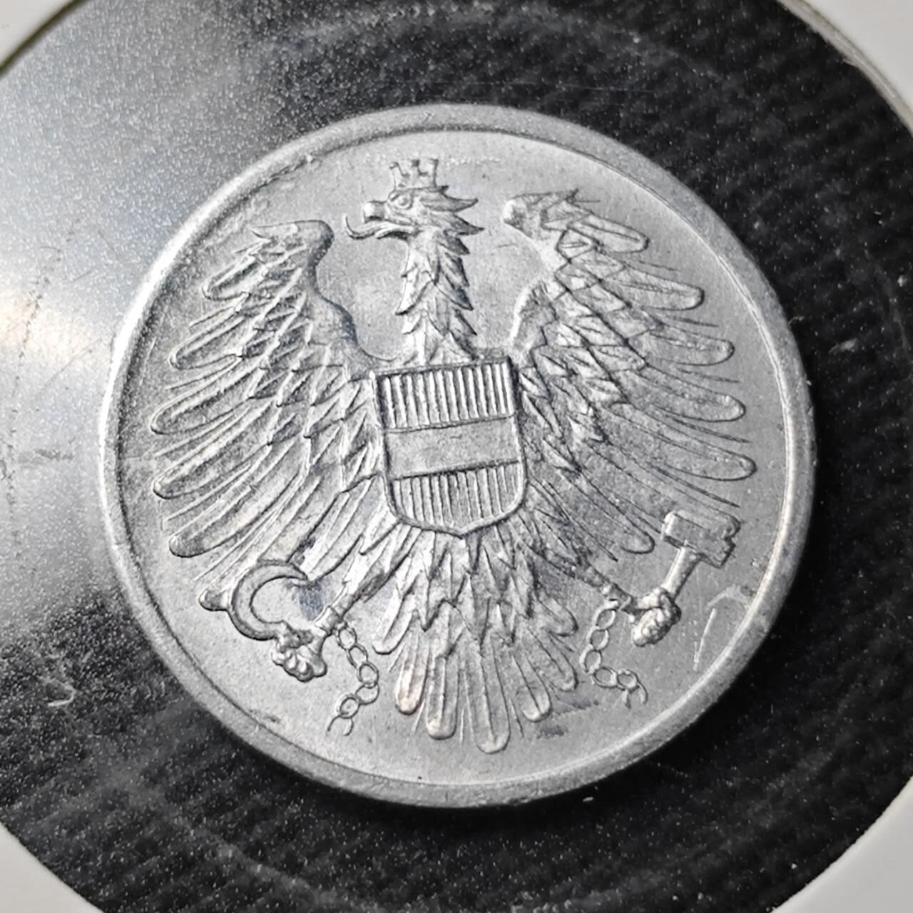 KK钱币收藏小铺  第361场  2月预留时间 周末发货  1966奥地利2分 好品