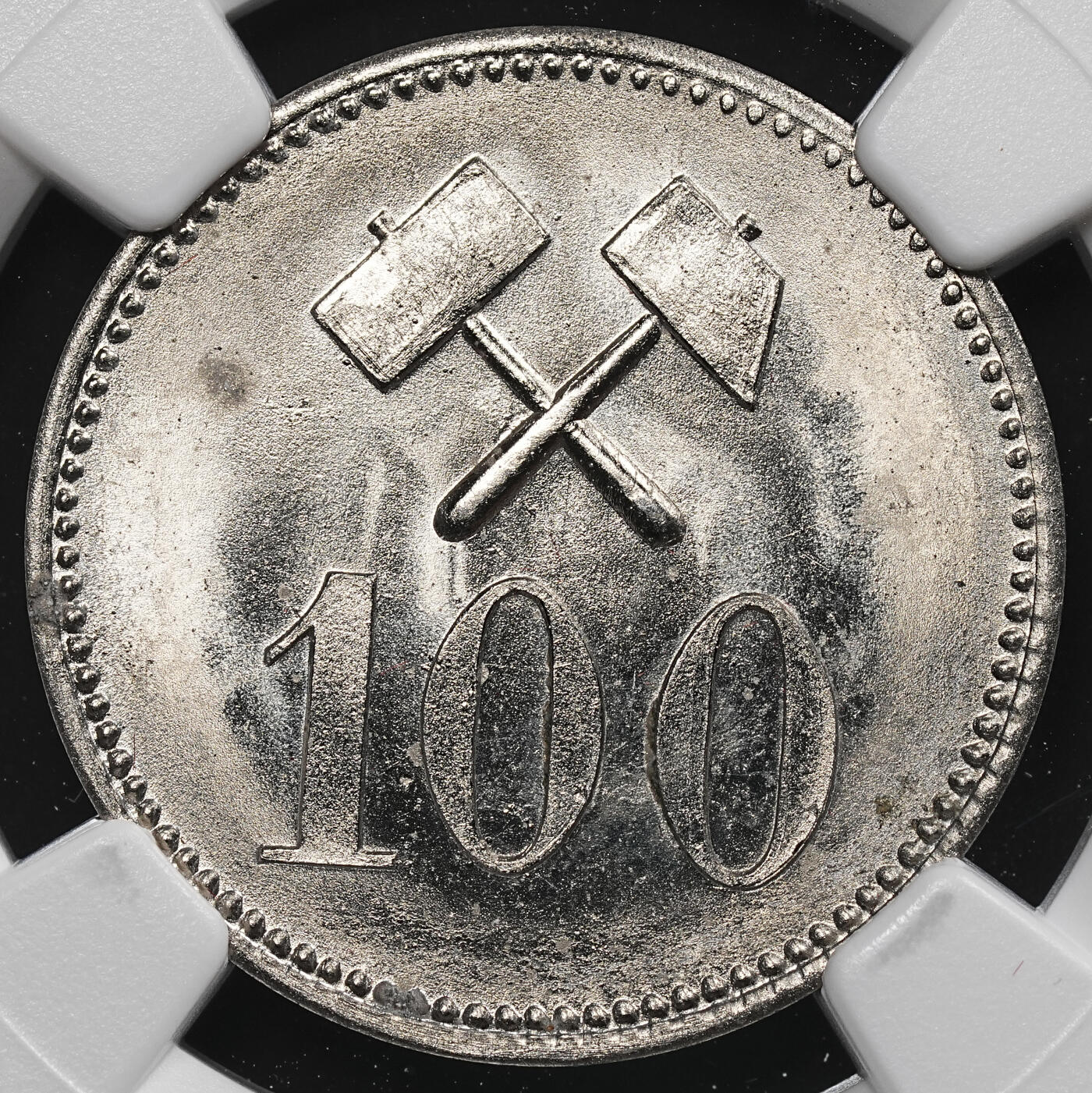 修遠堂世界钱币第九十一期 NGC MS64 1911年格陵兰矿业公司100欧尔代用币