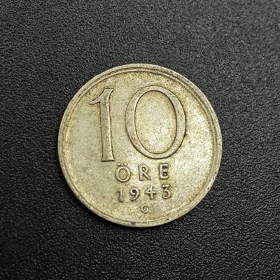 【淘币小摊】限时拍第七百八十拍  小银币场  满百包邮可预留两周  周一统一发货  - 瑞典1943年10欧尔银币
