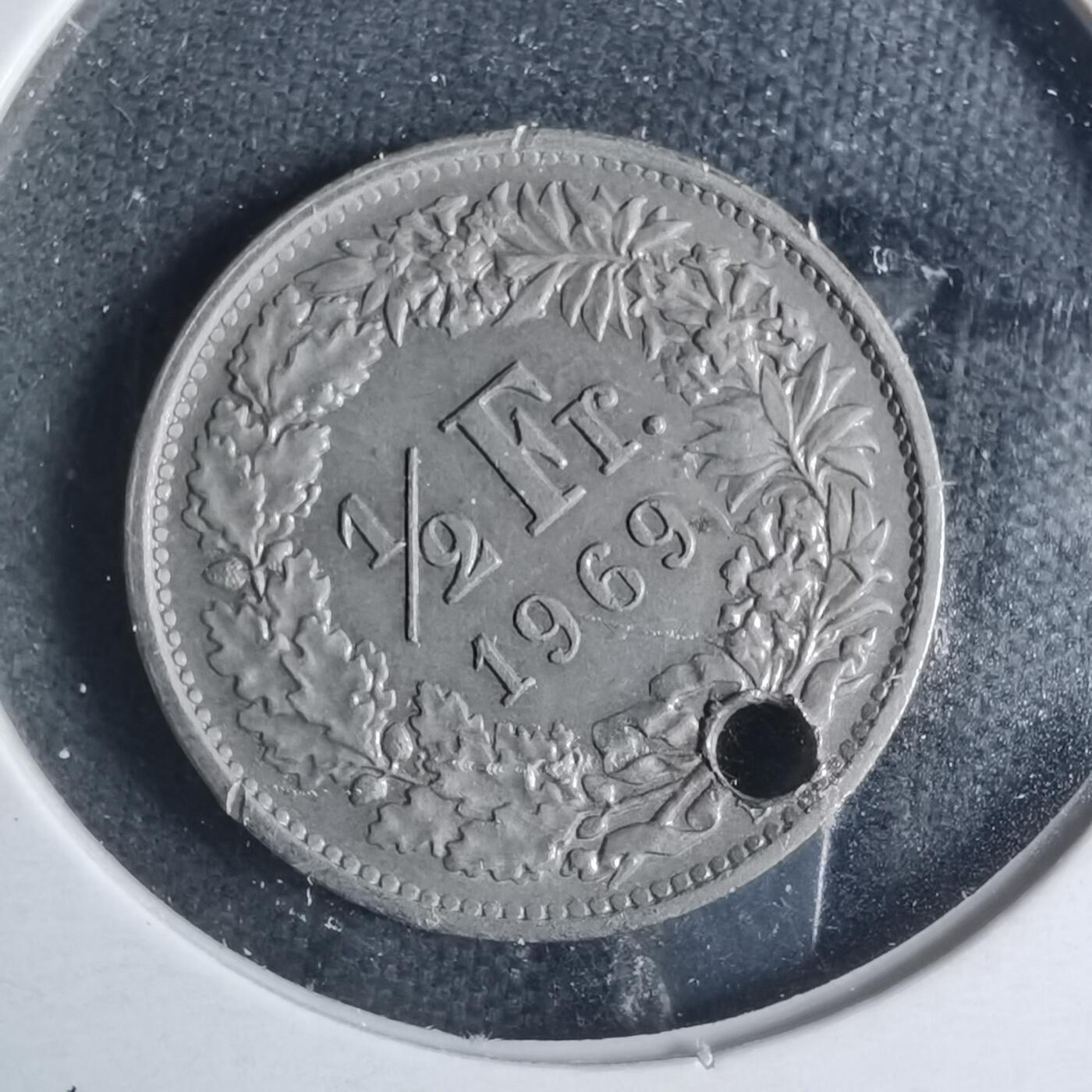 沼泽如烟--第885场 瑞士1969年半法郎