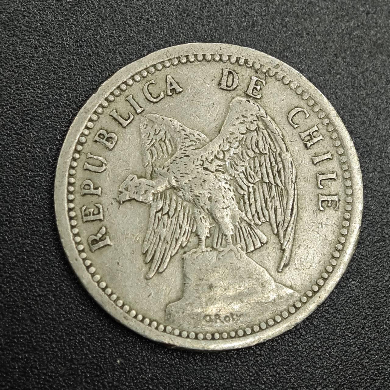 【淘币小摊】实时拍第七百七十九拍   散币场   满百包邮可预留二周 每周一统一发货   智利1938年20分镍币