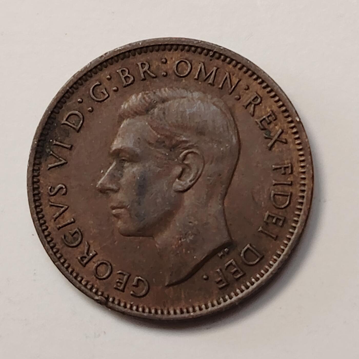 布加迪🐬～世界钱币(上海)🌾第 255 期 /  各国套币和散币 英国🇬🇧 1950年 1法新