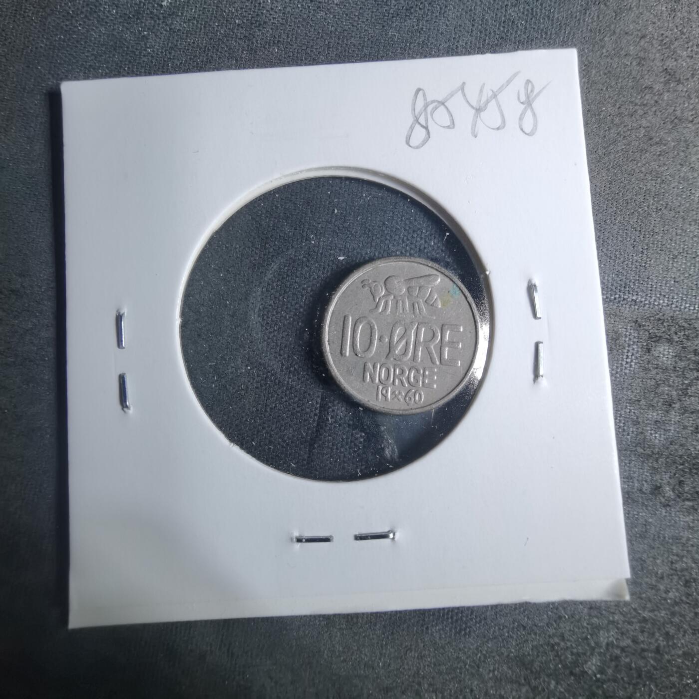 沼泽如烟--第885场 挪威1960年10欧尔