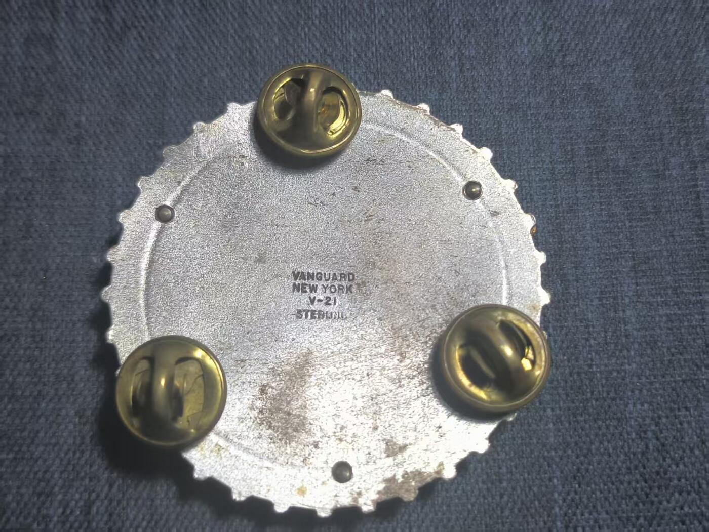 罗岚⭐爱藏⭐精品专拍第七场-分享拍场赚佣（周六有群拍，详细看简介） 美利坚合众国国防服务勋章（U.S. Defense Service Badge PIN）纯银镀金珐琅质