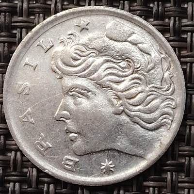 布加迪🐬～世界钱币(上海)🌾第 255 期 /  各国套币和散币 - 巴西🇧🇷 1969年 5分