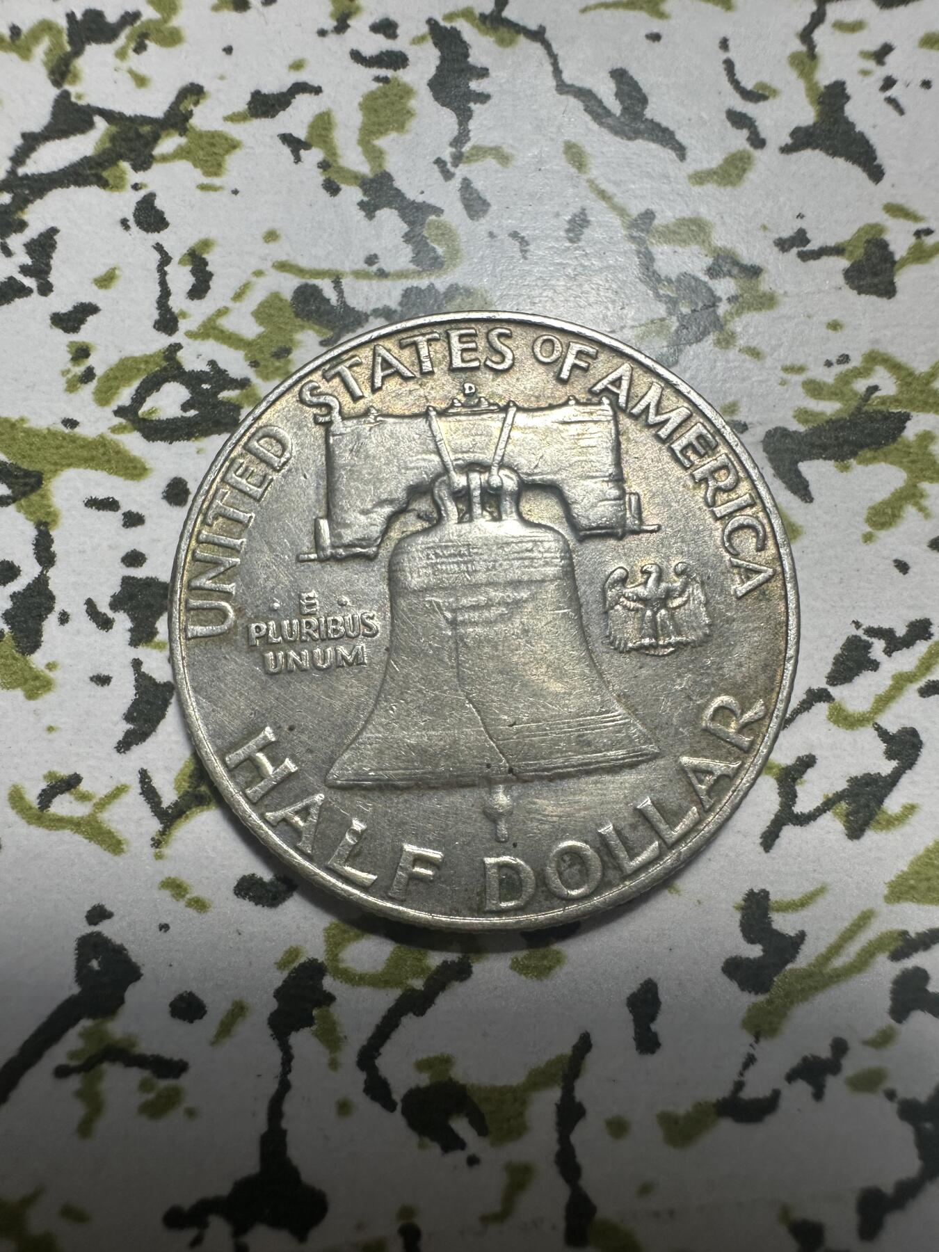 外国钱币，章 美国富兰克林半元银币