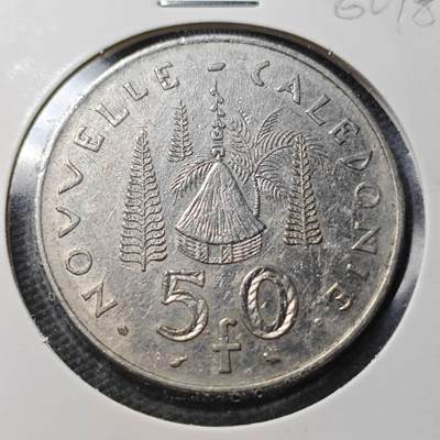 KK钱币收藏小铺  第360场  2月预留时间 周末发货 -  法属新喀里多尼亚50法郎