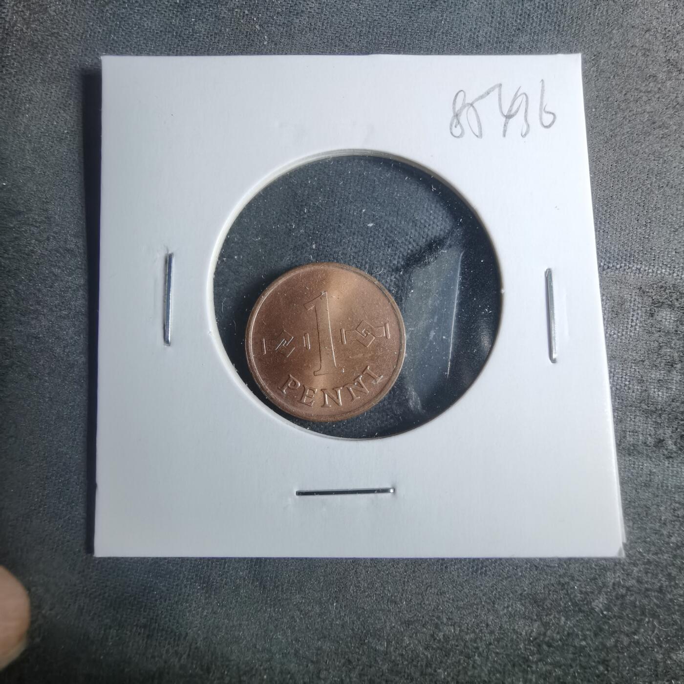 沼泽如烟--第885场 芬兰1967年1芬尼