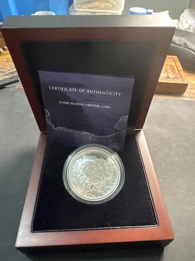 ❤️【币观天下】❤️ 第329期钱币拍卖- 2025.10.31周五晚上6点半场-长期征集拍品 - 所罗门群岛2024年诺曼底登陆80周年D-DAY银币999银50克发行量440枚