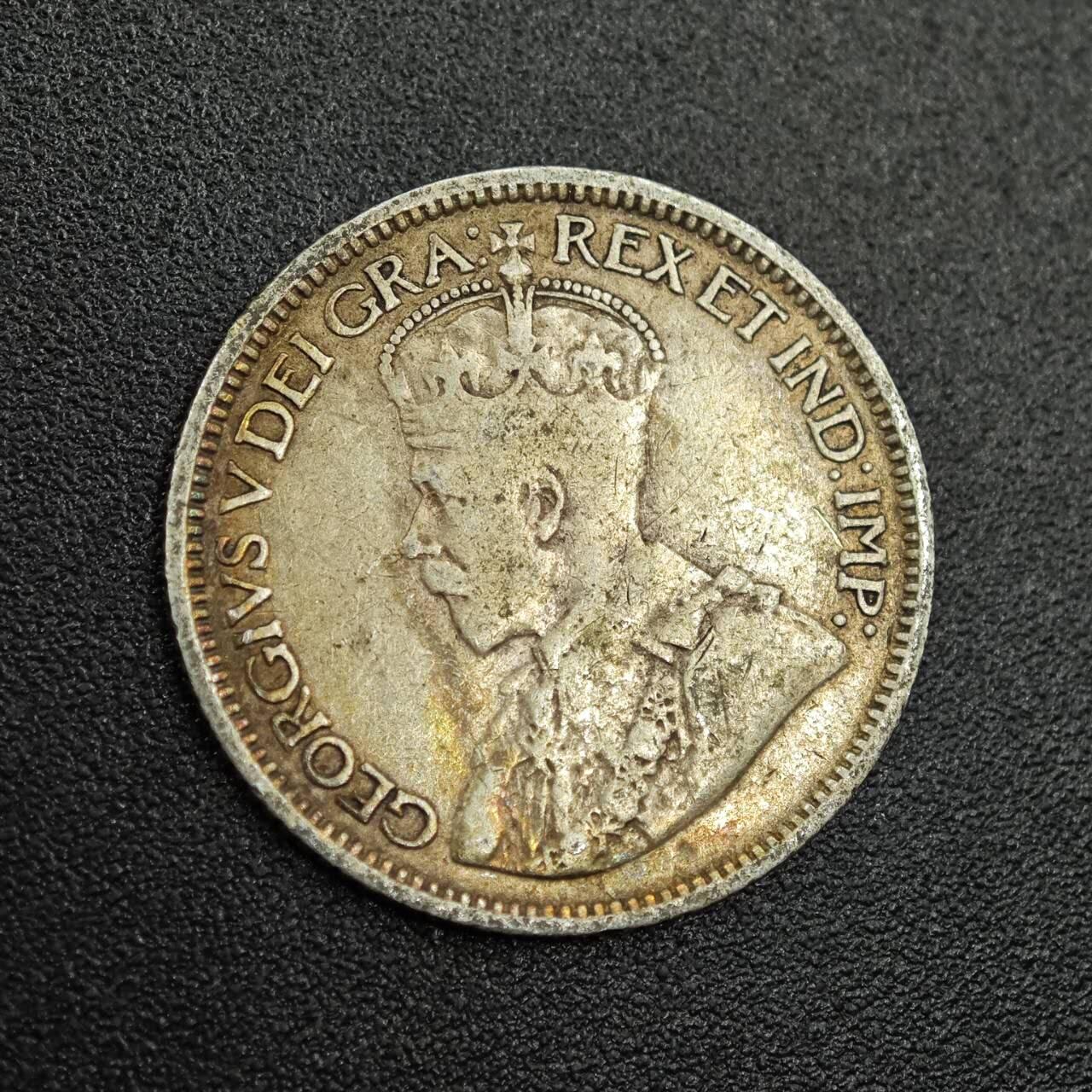 【淘币小摊】限时拍第七百八十拍  小银币场  满百包邮可预留两周  周一统一发货  加拿大1912年乔治五世10分银币