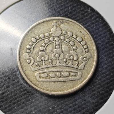 KK钱币收藏小铺  第361场  2月预留时间 周末发货 -  1953瑞典25欧尔银币