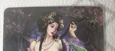 花开卡拍第45期（11月2号周日截拍，品控勿拍!!!拍品不寄存，运费5元，自制卡难免瑕疵，可能存在轻微撞角爆边等出厂瑕疵，品控介意勿拍！） - 卡将西游群芳 紫蛛儿 特藏艺术版 粗闪