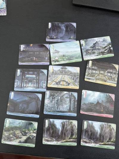 龙虎卡牌第六一场 （无佣金，单场满200元包邮，欢迎送拍） - 卡片13张 卡游魔道祖师 场景卡（有重复）