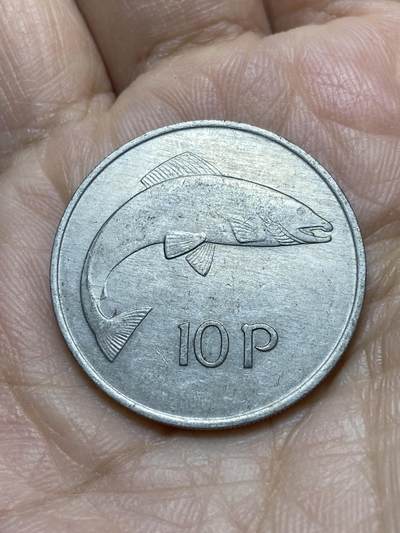 2025年第一百一十九场(总第一百四十五场）外国好品散币(免佣金) - 爱尔兰🇮🇪1969年10便士(共和国时期第二套第一版)