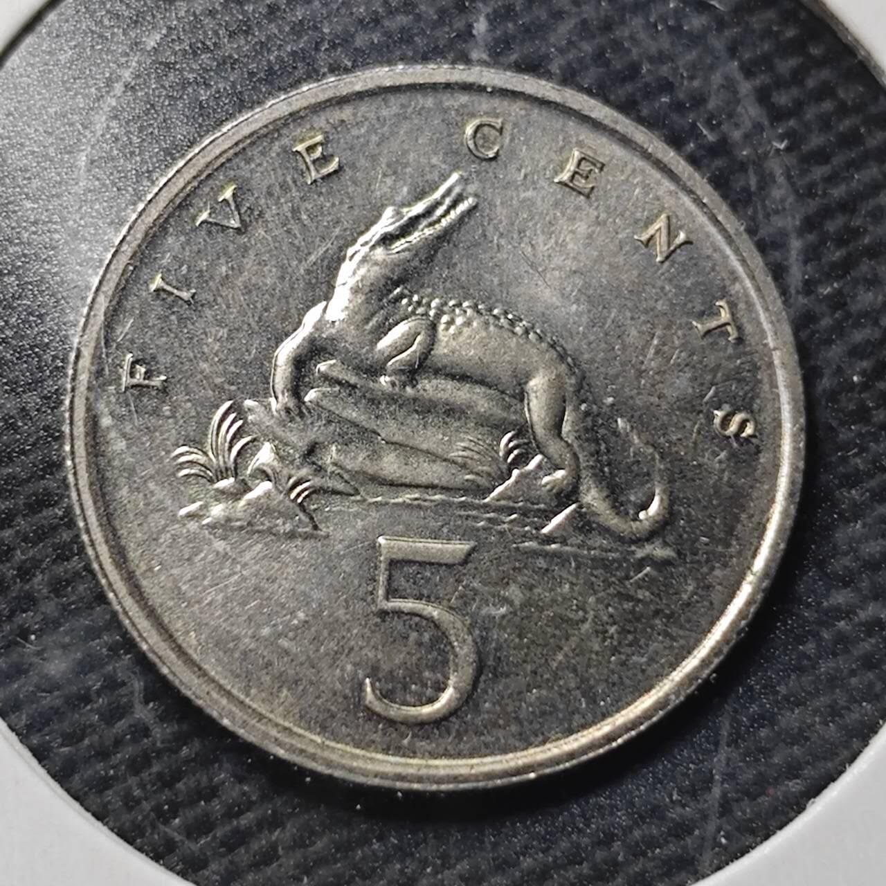 KK钱币收藏小铺  第360场  2月预留时间 周末发货  牙买加5分 好品