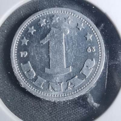 沼泽如烟--第885场 - 南斯拉夫1963年1第纳尔