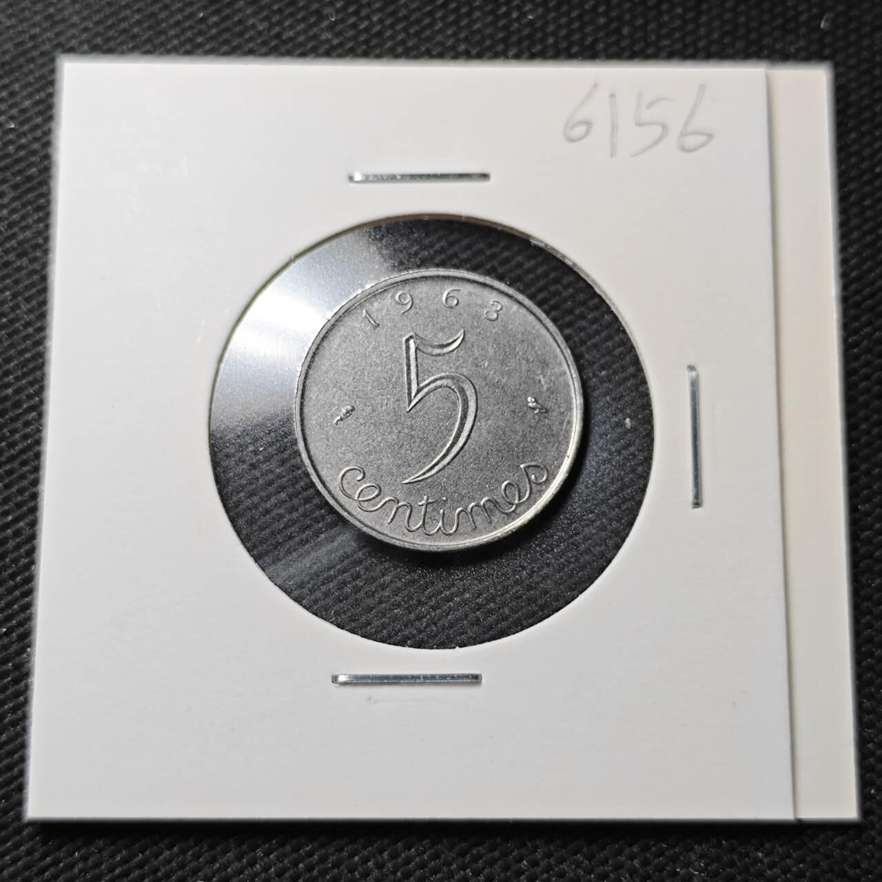 KK钱币收藏小铺  第361场  2月预留时间 周末发货  法国5生丁