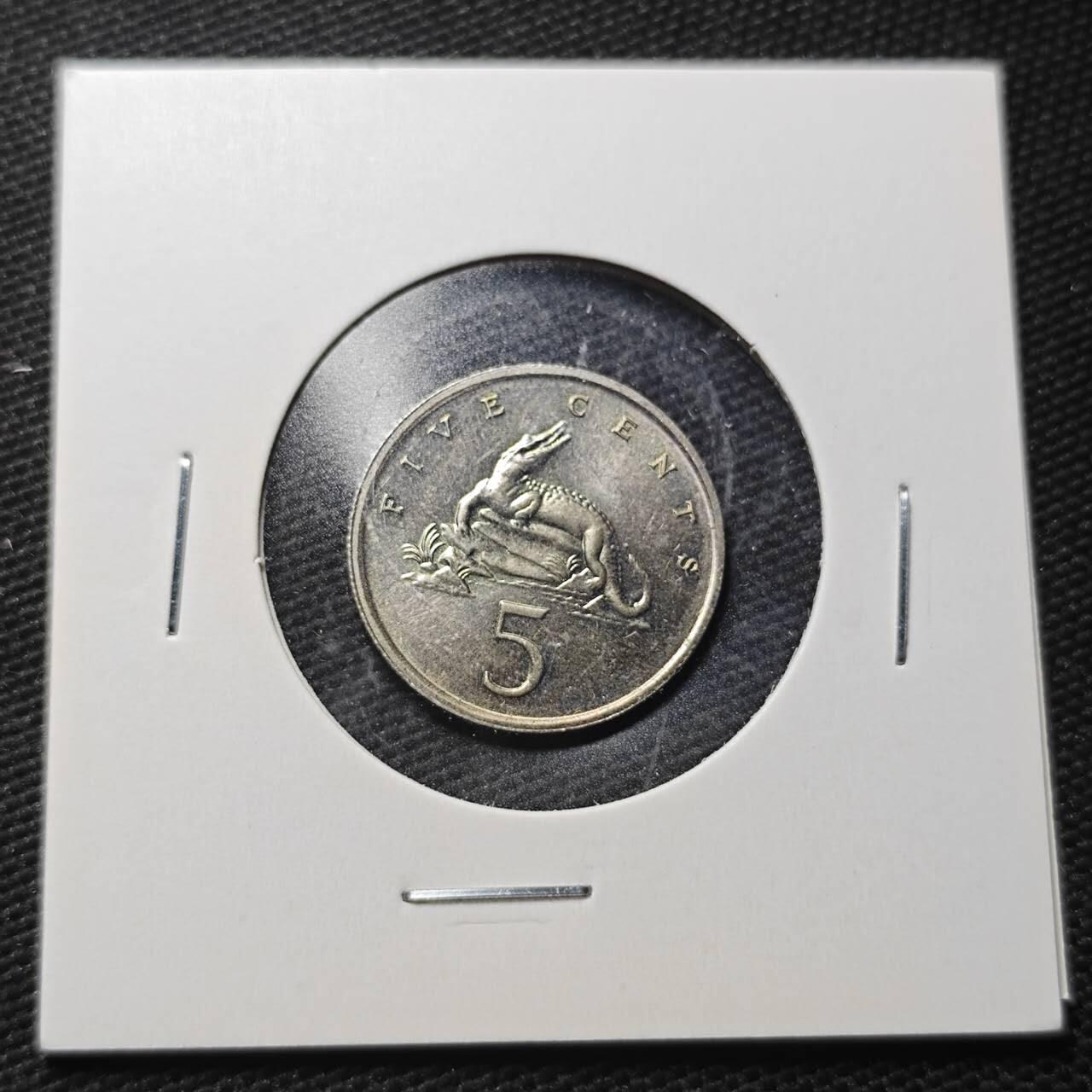 KK钱币收藏小铺  第360场  2月预留时间 周末发货  牙买加5分 好品