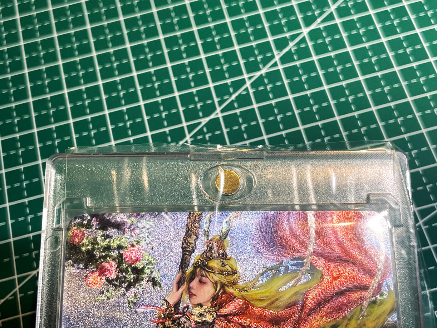 显眼宝35期 佣金1起 10月29日晚20:30截拍  【带卡砖】卡将卡牌 稀有群芳 孙悟空 特藏卡一张  粗闪工艺 63*88