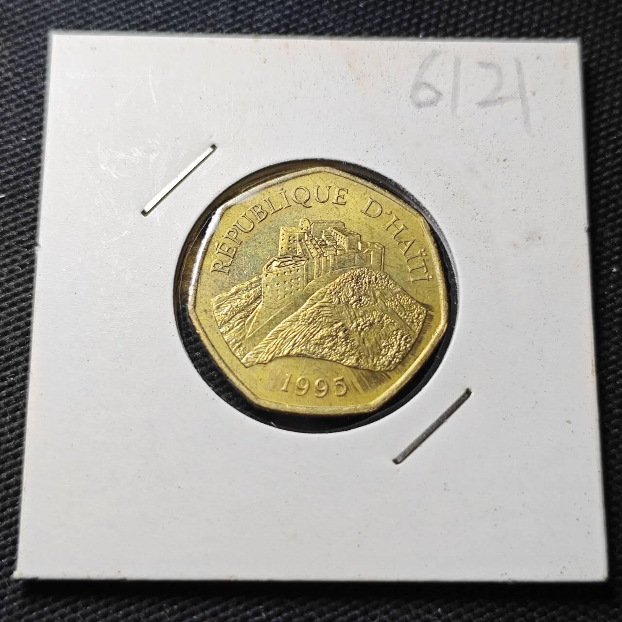 KK钱币收藏小铺  第361场  2月预留时间 周末发货  1995海地1古德