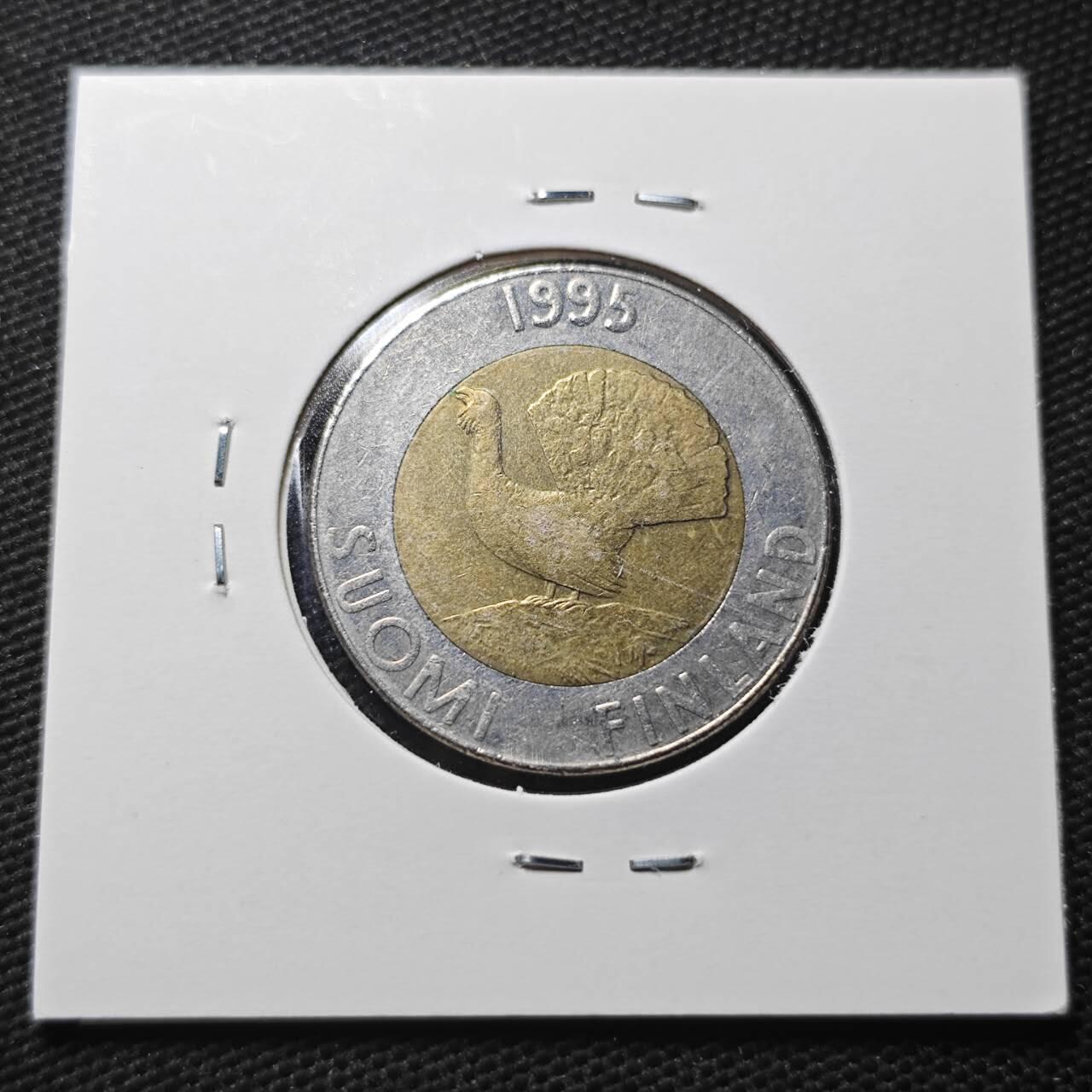 KK钱币收藏小铺  第360场  2月预留时间 周末发货  芬兰10马克双色币