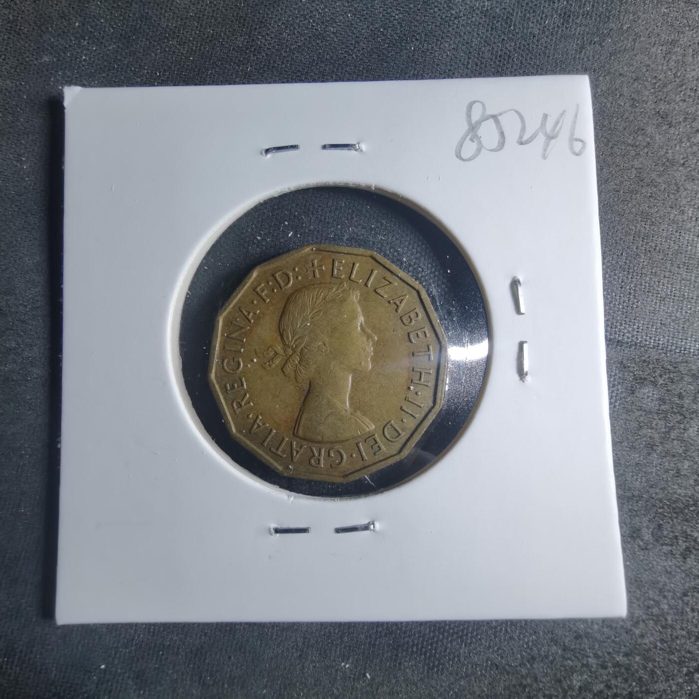 沼泽如烟--第885场 英国1955年3便士