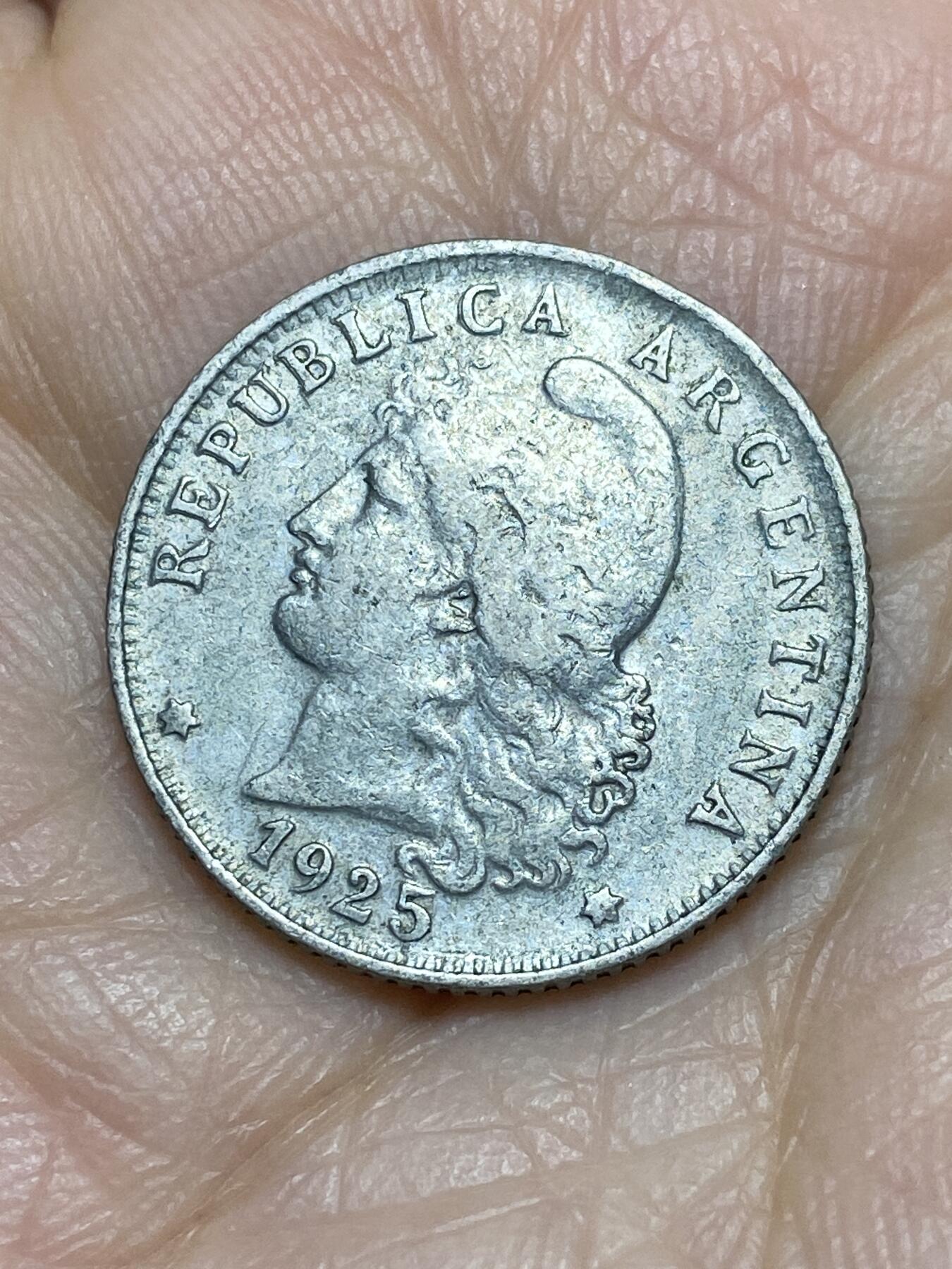 2025年第一百一十九场(总第一百四十五场）外国好品散币(免佣金) 阿根廷🇦🇷1925年20分