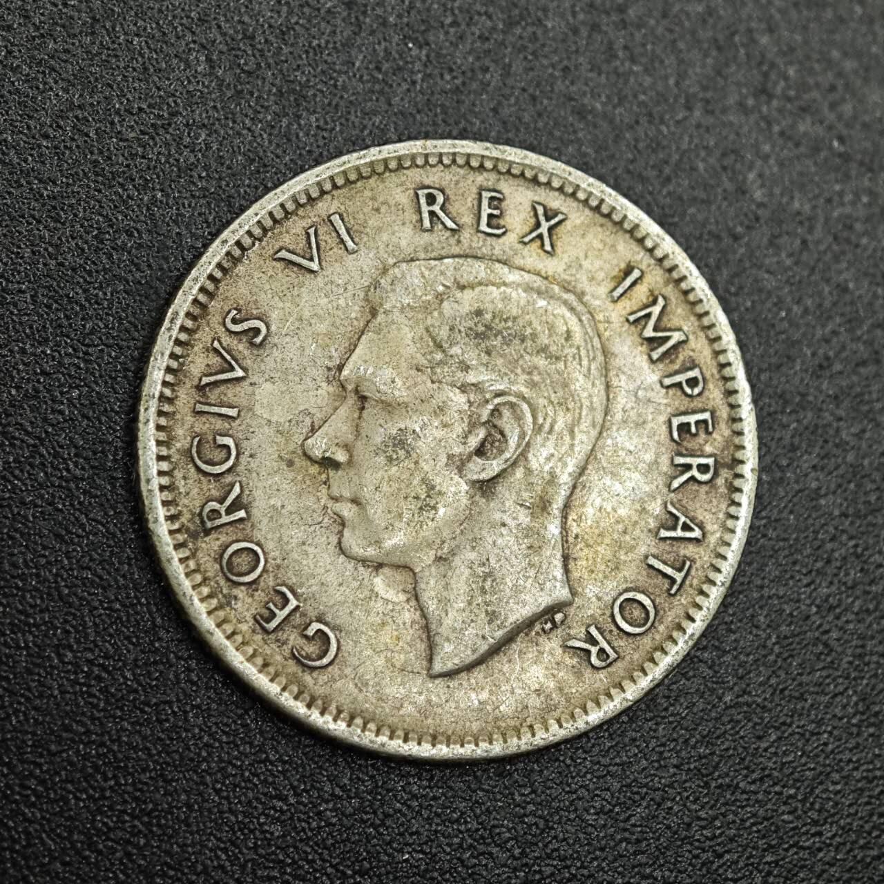 【淘币小摊】限时拍第七百八十拍  小银币场  满百包邮可预留两周  周一统一发货  南非1938年乔治六世3便士银币