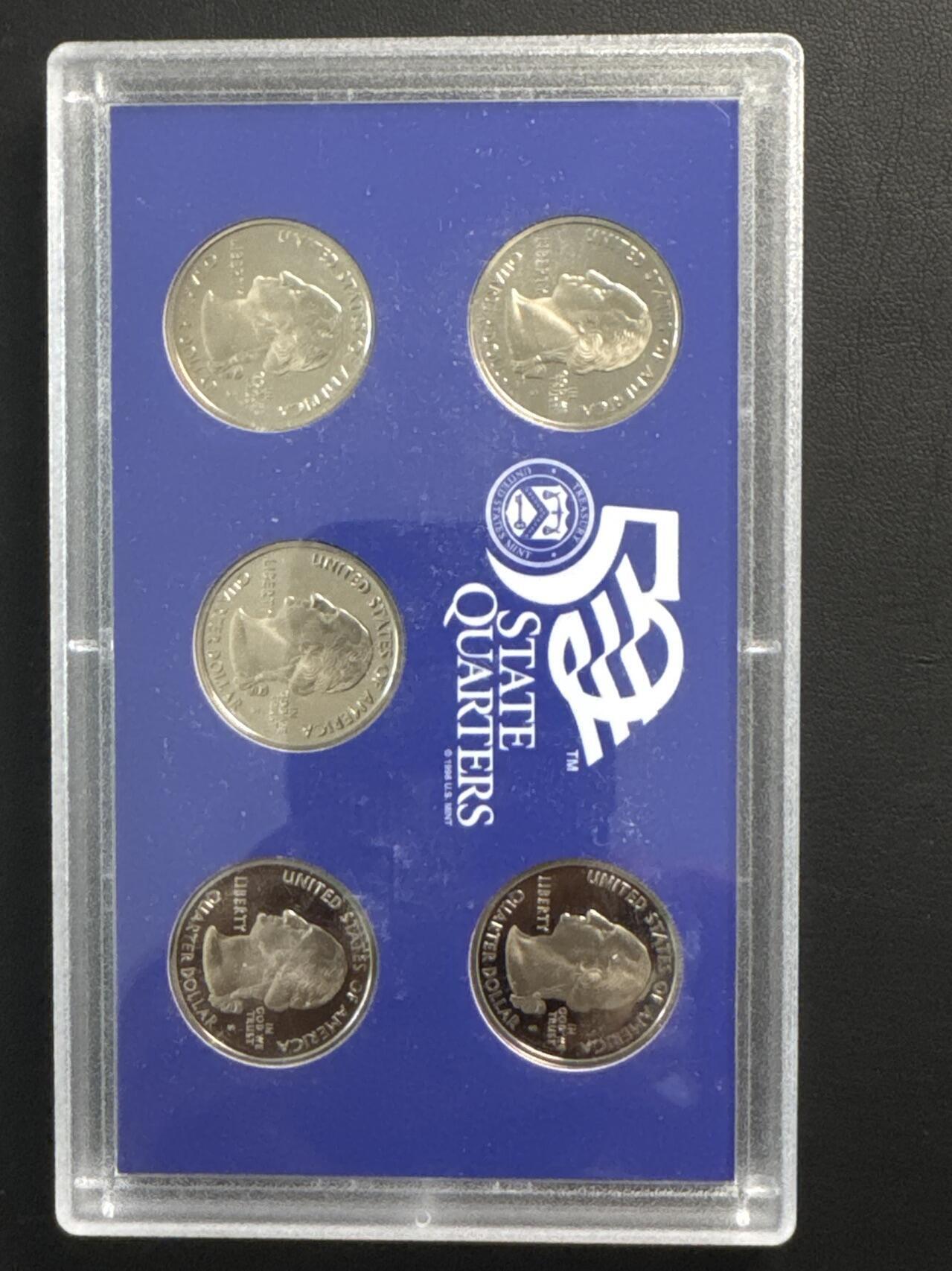 ❤️【币观天下】❤️ 第329期钱币拍卖- 2025.10.31周五晚上6点半场-长期征集拍品 美国2004年州币精制套装