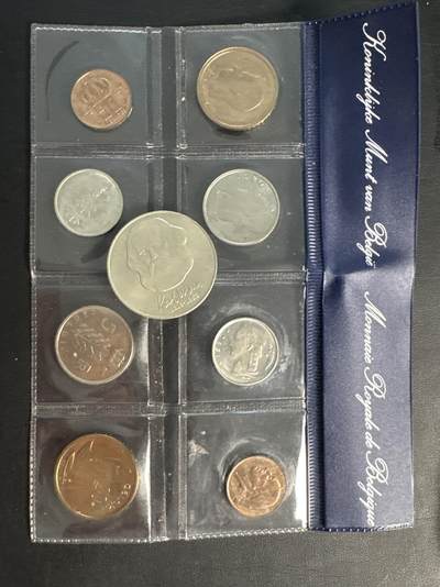 ❤️【币观天下】❤️ 第329期钱币拍卖- 2025.10.31周五晚上6点半场-长期征集拍品 - 1980年比利时未流通纪念币一套8枚 + 1968年东德国马克思纪念币