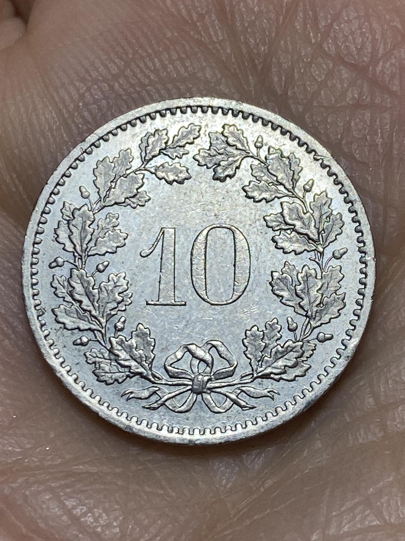 2025年第一百一十九场(总第一百四十五场）外国好品散币(免佣金) 瑞士🇨🇭1981年10分(无标版)