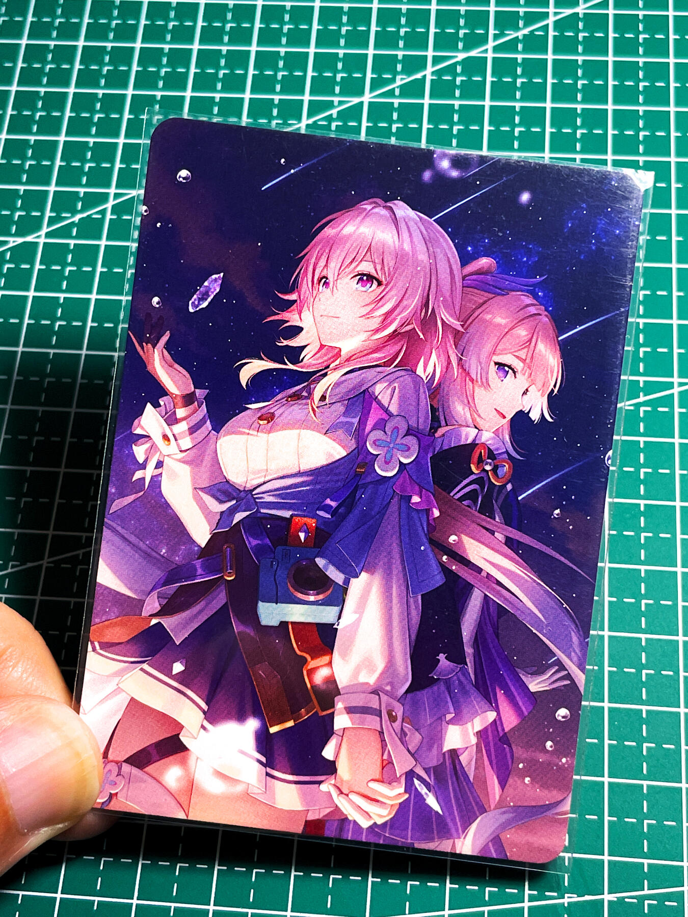 显眼宝35期 佣金1起 10月29日晚20:30截拍  原神｜崩铁 动漫卡片一张 折光彩闪  63* 88