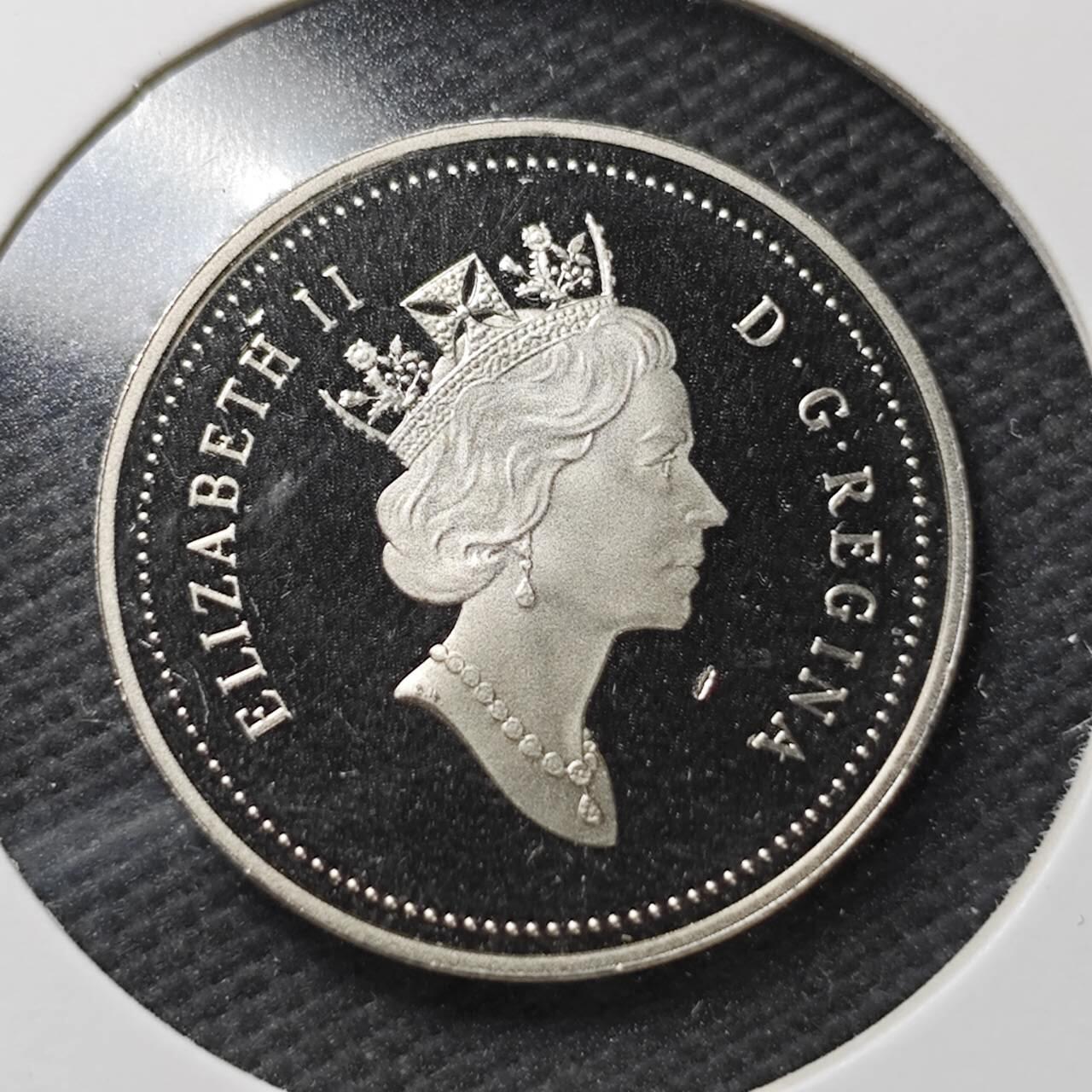 KK钱币收藏小铺  第361场  2月预留时间 周末发货  1995加拿大5分精制币